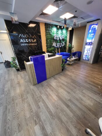 ⁦مكتب استقبال خشبي حديث -RC-0009⁩ - الصورة ⁦2⁩