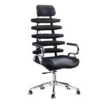 High-Back Ergonomic Office Chair – Sleek Comfort for Long Working Hours