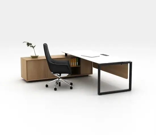 L Shape Manager Desk Executive Office Furniture