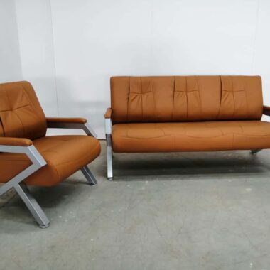 Modern leather reception Sofa Set
