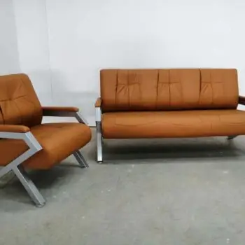 Modern leather reception Sofa Set