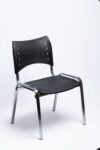 New Royal waiting chair Black&Nickel