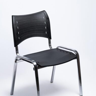 New Royal waiting chair Black&Nickel