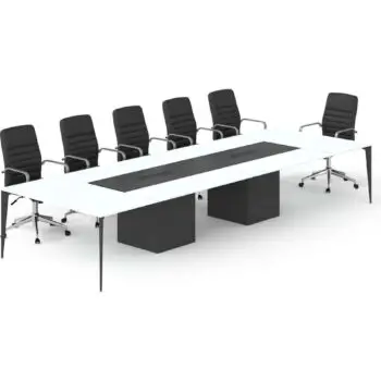 Modern Conference Table with Executive Chairs – New Line by Divisions Office Furniture